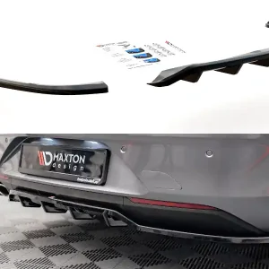 Ihned K Objednání Opel Insignia Mk2, středový spoiler pod zadní nárazník s žebrováním, Maxton design