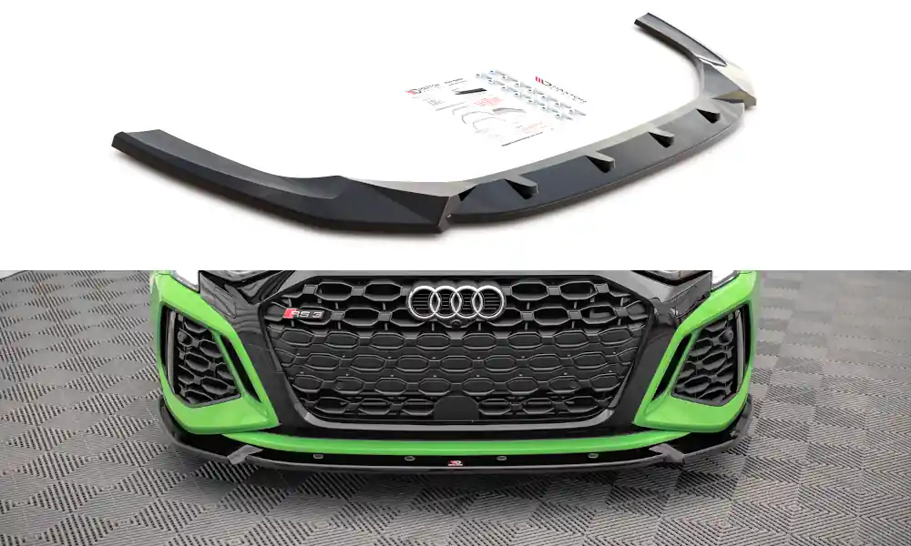 Výhodná Nabídka Audi RS3 8Y, spoiler pod přední nárazník, Sedan, Maxton design