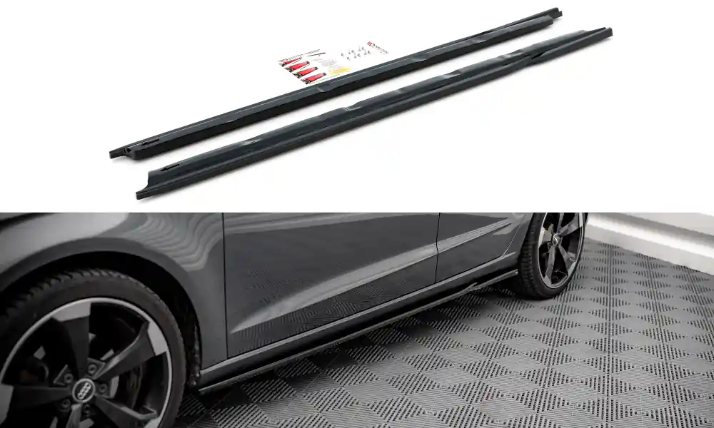 Akční Cena Audi A3 8V, difuzory pod boční prahy, Maxton design