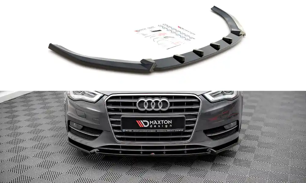 Originální Audi A3 8V, spoiler pod přední nárazník, Maxton design