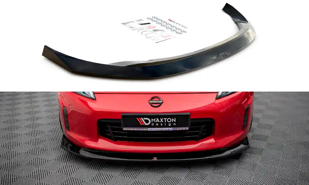 Nissan 370Z Facelift, spoiler pod přední nárazník , Maxton design Nejlepší Volba