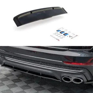 Audi SQ8 Mk 1, středový spoiler pod zadní nárazník s žebrováním, Maxton design Poslední Šance