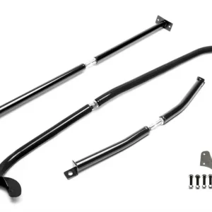 VW Golf IV / Bora, rozpěrná tyč, přední + zadní (kompletní kit, černý), TA Technix Akce