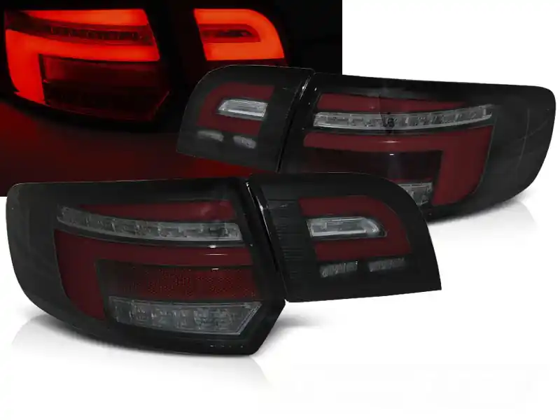 AUDI A3 8P 5D 08-12 - zadní LED světla černé s LED dynamickým blinkrem Sleva