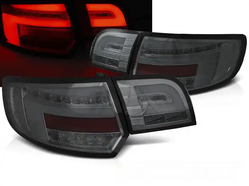 AUDI A3 8P 5D 03-08 - zadní LED světla kouřová s LED dynamickým blinkrem Ověřený
