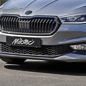 Bezpečná Platba Škoda Fabia IV Limousine 21- - lišta předního nárazníku ABS-černá metalíza