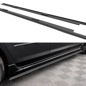 Novinka Mazda 3 Mk1 MPS , "Street Pro" difuzory pod boční prahy, plast ABS bez povrchové úpravy, Maxton Design