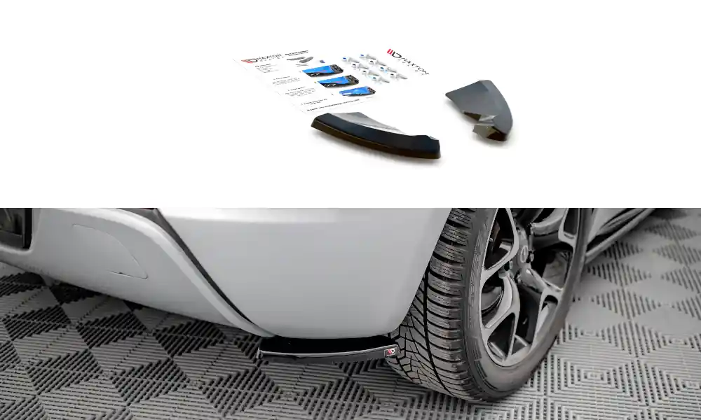 Časově Omezené Opel Astra J (Mk4), boční difuzory pod zadní nárazník, GTC OPC-Line, Maxton design