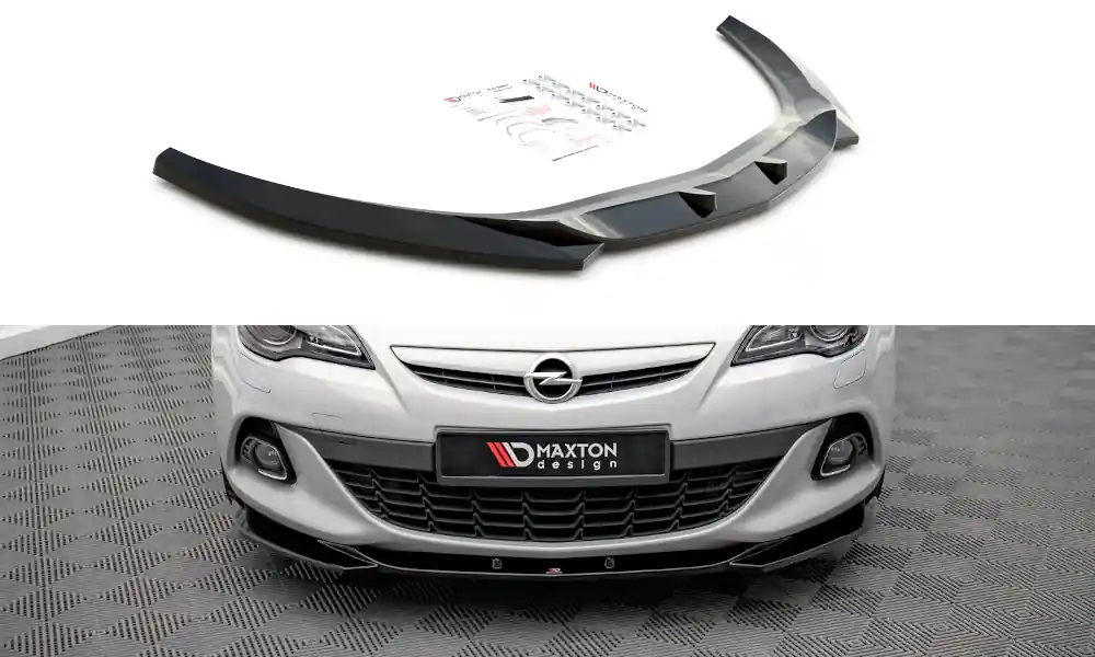 Výhodná Nabídka Opel Astra J (Mk4), spoiler pod přední nárazník, GTC OPC-Line, Maxton design