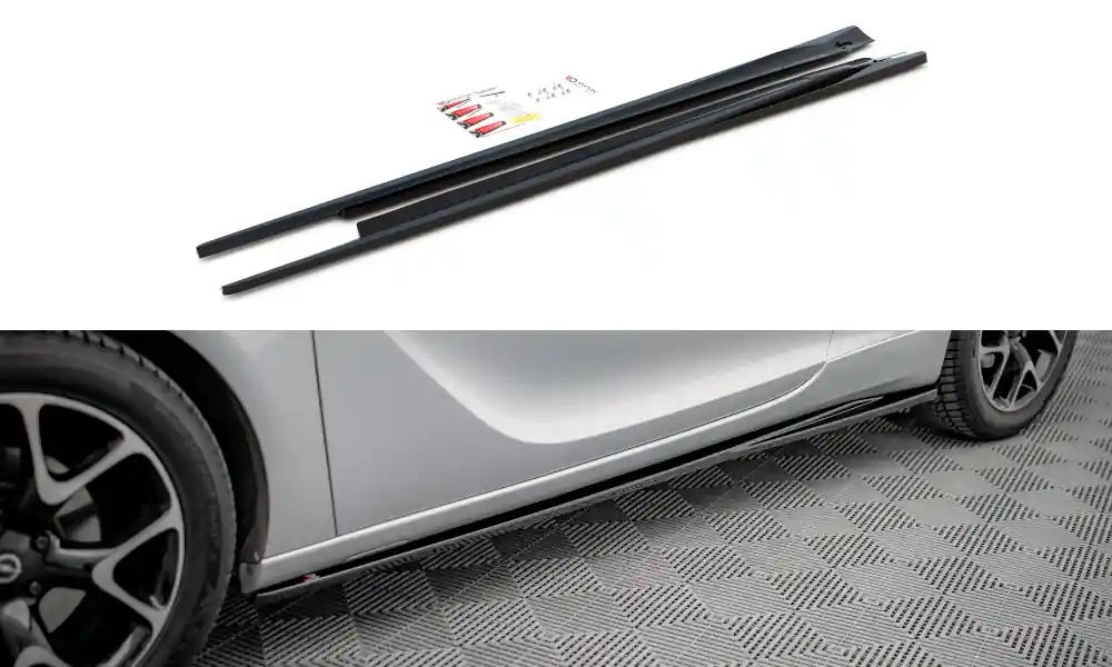 Opel Astra J (Mk4), difuzory pod boční prahy, GTC OPC-Line, Maxton design Cenový Hit