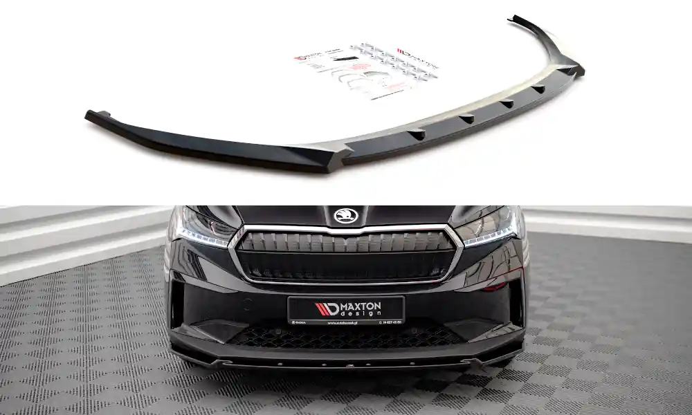Nová Kolekce Škoda Enyaq iV Mk1, spoiler pod přední nárazník ver.2, Maxton Design