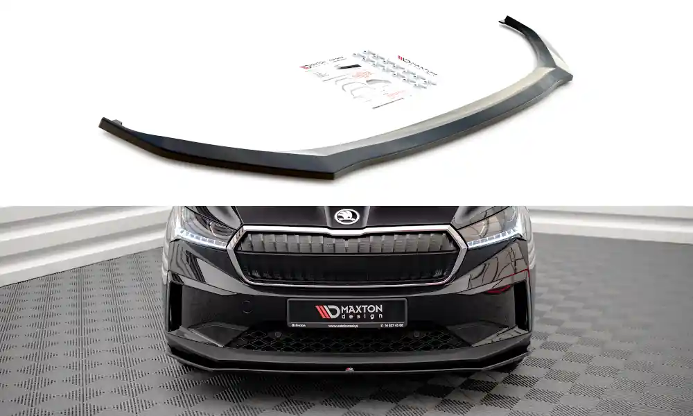 Akční Nabídka Škoda Enyaq iV Mk1, spoiler pod přední nárazník ver.1, Maxton Design