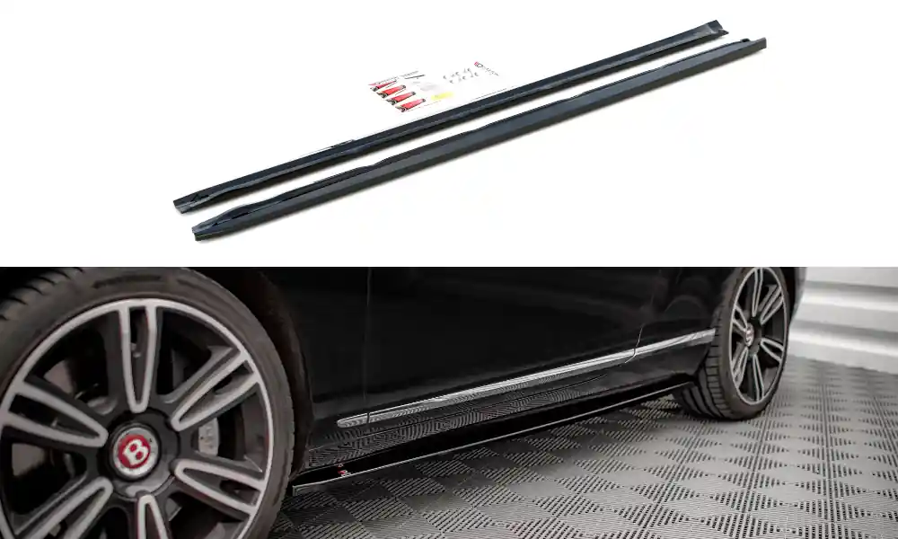 Nová Kolekce Bentley Continental GT, difuzory pod boční prahy, Maxton Design