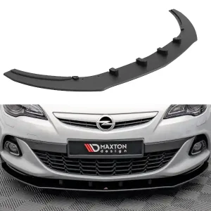 Opel Astra J (Mk4), "Street Pro" spoiler pod přední nárazník, plast ABS bez povrchové úpravy, GTC OPC-Line, Maxton Design Sleva