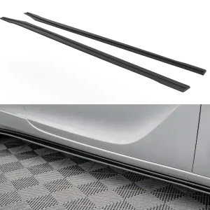 Opel Astra J (Mk4), "Street Pro" difuzory pod boční prahy, plast ABS bez povrchové úpravy, GTC OPC-Line, Maxton Design Výprodej