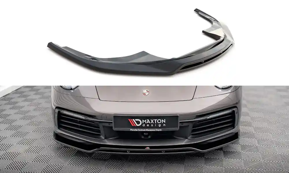 Oblíbený Porsche 911 992 /Carrera 4S, spoiler pod přední nárazník, Maxton design