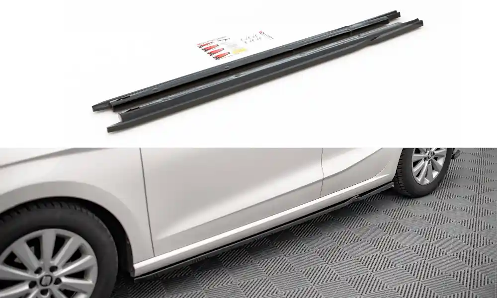 Seat Ibiza Mk5, difuzory pod boční prahy, Maxton design Originální