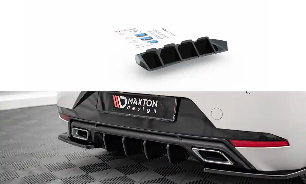 Seat Ibiza Mk5, vložka zadního nárazníku, Maxton design Horká Nabídka