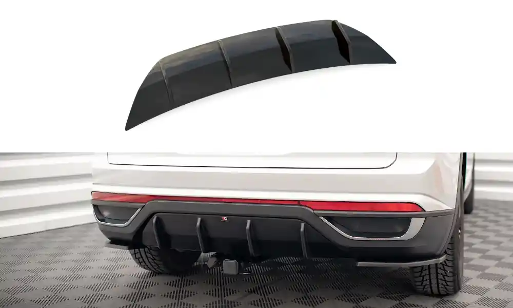 Hit Sezóny Volkswagen Atlas Cross Sport Mk1, vložka zadního nárazníku, Maxton Design