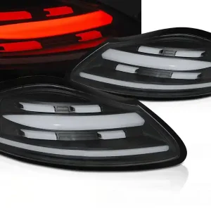 PORSCHE BOXSTER 986 96-04 - zadní LED světla černá LED BAR s dynamickým blinkrem Pouze Dnes