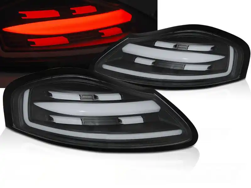 PORSCHE BOXSTER 986 96-04 - zadní LED světla černá LED BAR s dynamickým blinkrem Pouze Dnes
