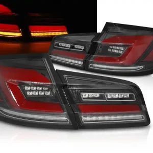BMW F10 10-16 zadní LED světla černá LED BAR SEQ Víkendová Akce