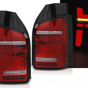 VW T6.1 20- dvoukřídlá verze - zadní LED světla červeno bílá LED BAR s dynamickým blinkrem Akční Nabídka