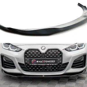 Zlevněný BMW řada 4 G26 M-Pack, spoiler pod přední nárazník, plast ABS bez povrchové úpravy, Maxton Design
