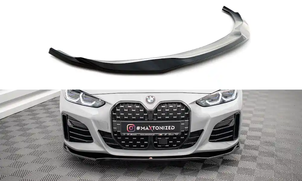 Zlevněný BMW řada 4 G26 M-Pack, spoiler pod přední nárazník, plast ABS bez povrchové úpravy, Maxton Design