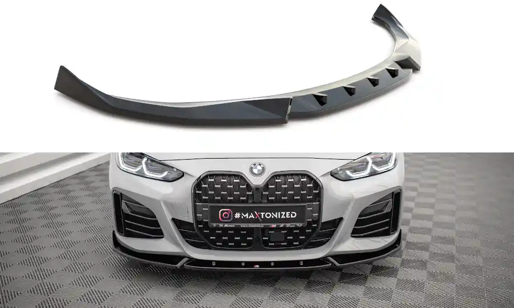 Vrácení Zdarma BMW řada 4 G26 M-Pack, spoiler pod přední nárazník ver.2, plast ABS bez povrchové úpravy, Maxton Design