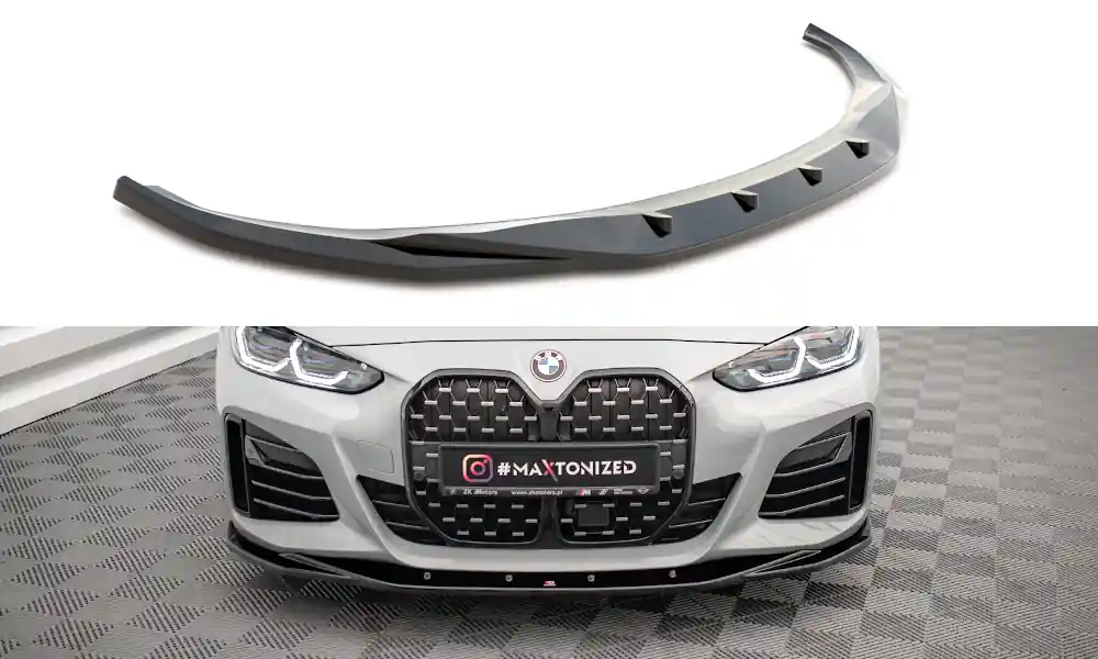 Nízká Cena BMW řada 4 G26 M-Pack, spoiler pod přední nárazník ver.3, Maxton Design
