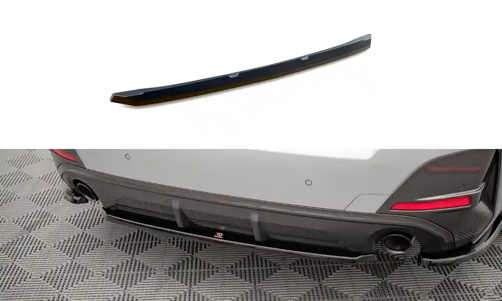 Aktuální BMW řada 4 G26 M-Pack, středový spoiler pod zadní nárazník, Maxton Design