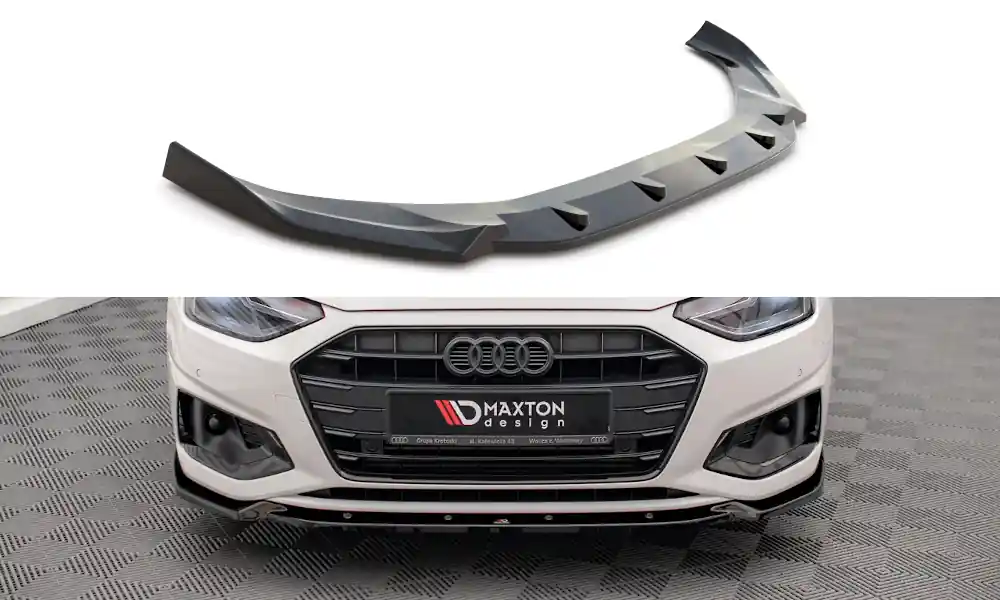 Audi A4 B9 FL, spoiler pod přední nárazník, Maxton Design Akce