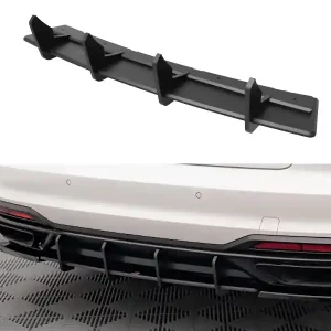 Nejprodávanější Audi A4 B9 FL, "Street Pro" difuzor zadního nárazníku, plast ABS bez povrchové úpravy, Maxton Design