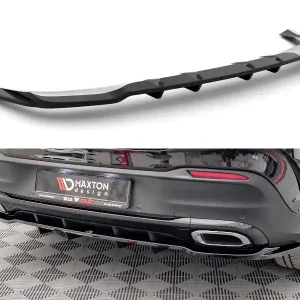 Mercedes GLE C167 AMG-Line, středový spoiler pod zadní nárazník s žebrováním, Maxton Design Nízká Cena