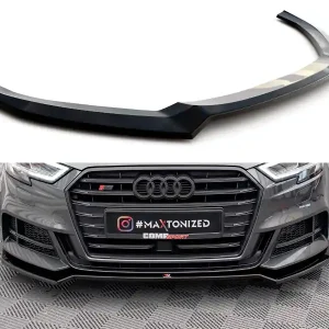 Audi S3 8V FL Sportback, spoiler pod přední nárazník ver.2, Sportback, Maxton design Expresní Doručení