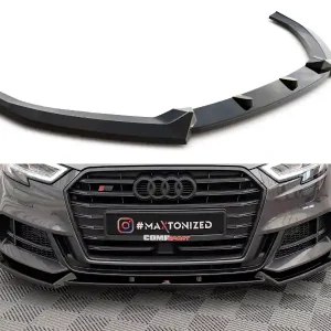 Audi S3 8V FL Sportback, spoiler pod přední nárazník, Sportback, Maxton design Výhodná Nabídka