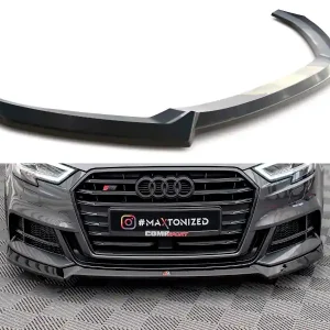 Audi S3 8V FL Sportback, spoiler pod přední nárazník ver.3, Sportback, Maxton design Cenově Výhodný