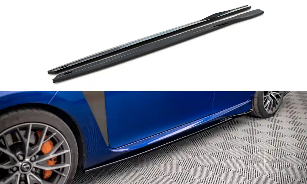 Koupit Online Lexus GS F Mk4 Facelift, difuzory pod boční prahy, Maxton design