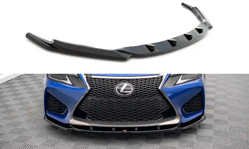 Lexus GS F Mk4 Facelift, spoiler pod přední nárazník, Maxton design Autentický