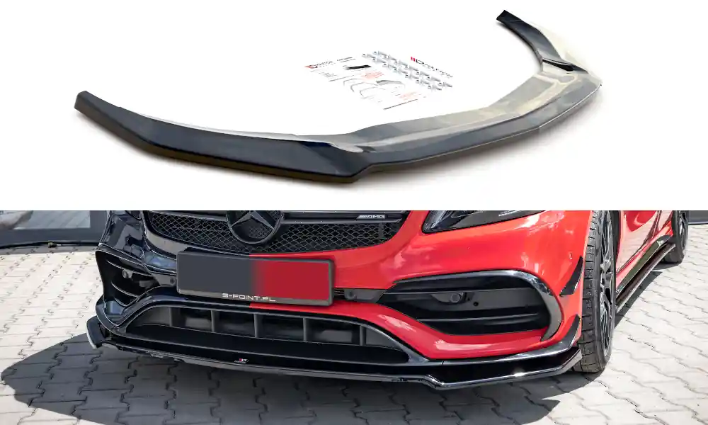 Cenová Bomba Mercedes třída A W176 FL/AMG Aero, spoiler pod přední nárazník ver.2, Maxton design