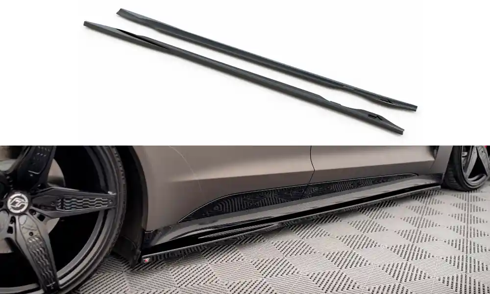 Audi e-tron GT / RS GT Mk1, difuzory pod boční prahy ver.1, Maxton Design Časově Omezené