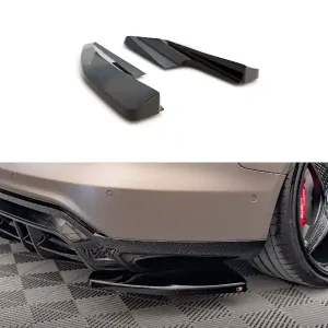 Oblíbený Audi e-tron GT / RS GT Mk1, boční difuzory pod zadní nárazník ver.1, Maxton Design