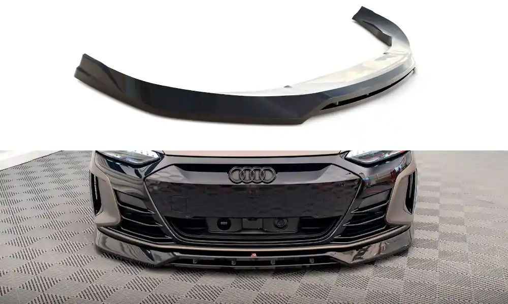 Zlevněný Audi e-tron GT / RS GT Mk1, spoiler pod přední nárazník ver.2, Maxton Design