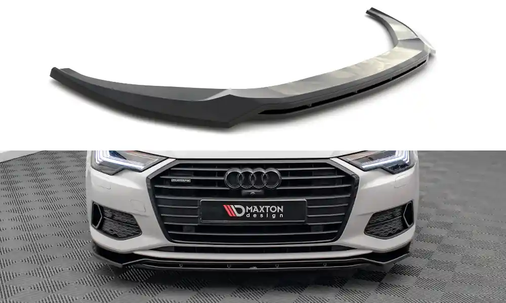 Akční Nabídka Audi A6 C8, spoiler pod přední nárazník ver.3, Maxton design