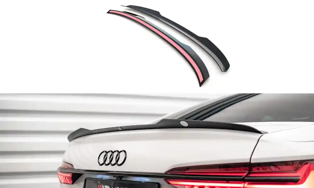 Sleva Audi A6 C8, prodloužení spoileru, Maxton design