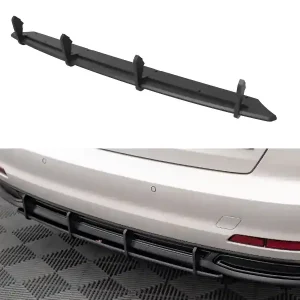 Audi A6 C8, "Street Pro" difuzor zadního nárazníku, s červenou a černou linkou, Maxton design Vrácení Zdarma