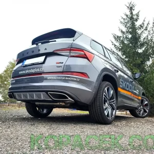 Autentický Kodiaq RS Facelift 2021+ zadní difuzor Martinek Auto - V3 - ALU LOOK