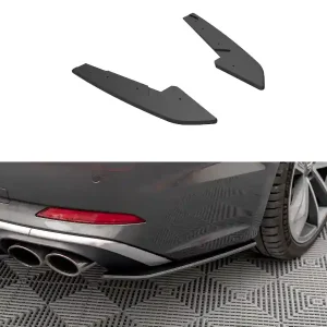 Audi S5 F5, "Street Pro" boční difuzory pod zadní nárazník, plast ABS bez povrchové úpravy, Maxton design Pouze Dnes
