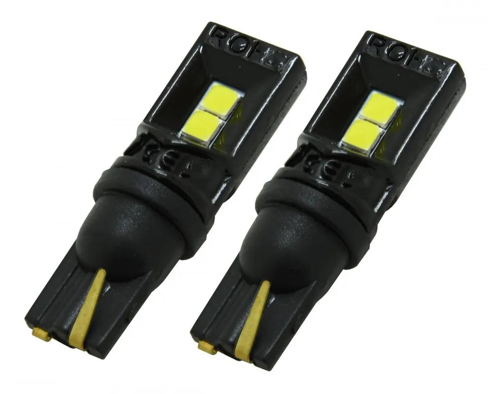 Novinka Led žárovka 4LED 3030 12V T10 s rezistorem CAN-BUS ready bílá 2ks